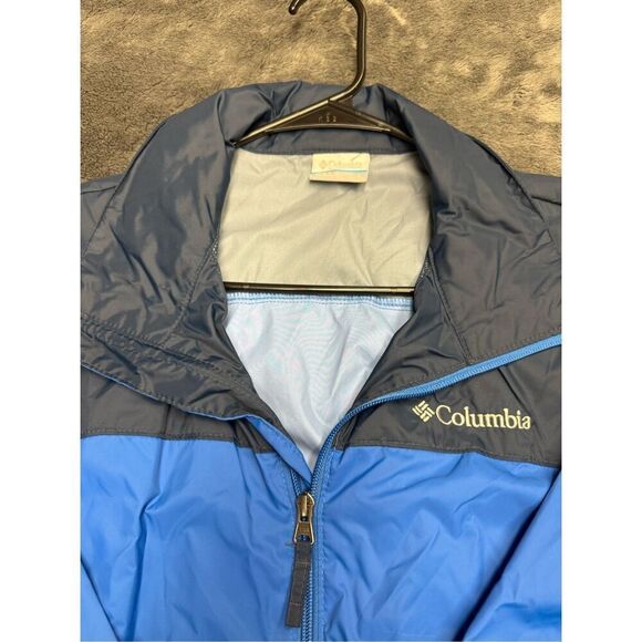 Blue and Black Columbia Men’s Small windbreaker #windbreaker #rainwear - Picture 2 of 4